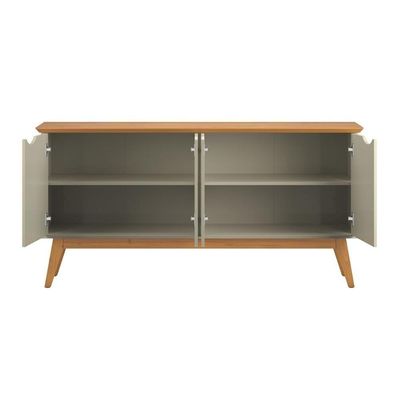 Buffet Com 4 Portas Capela Off White Cinamomo