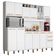 Kit Cozinha Compacta Petra Branco Cinamomo - Valdemóveis