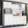Kit Cozinha Compacta Petra Branco Cinamomo - Valdemóveis