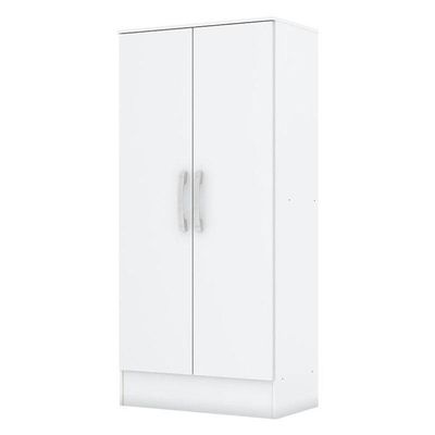 Armário Multiuso 2 Portas Zafira Branco – Briz Móveis