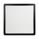 Kit 2 Painel Led 27,7x27,7 Quadrado Preto Sobrepor 24w 6500k Foxlux