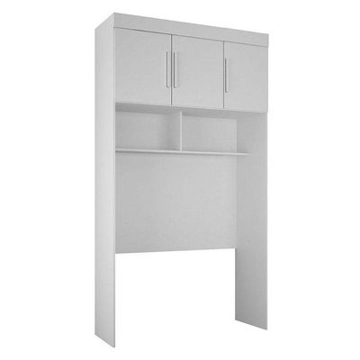 Quarto De Solteiro Modulado 11 Portas Orion Branco – Leifer Móveis