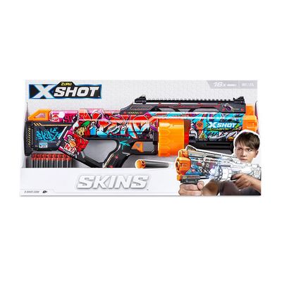 Lançador X-Shot - Skins - Last Stand - 16 Dardos - Graffiti