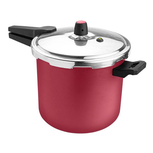 Panela de Pressao 4,5L Antiaderente Fechamento Externo 1222 Cereja Real Panela Panela de Pressao 4,5L Antiaderente Fechamento Externo 1222 Cereja Real Panela