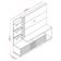 Estante Home Theater Frizz Plus Cinamomo Off White - Madetec