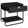 Kit 02 Mesas De Cabeceira 1 Gaveta Organica 60 Cm 28061 Artesano Nero Preto