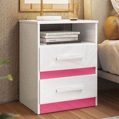 Mesa De Cabeceira Infantil Apolo Branco Flex - Moval