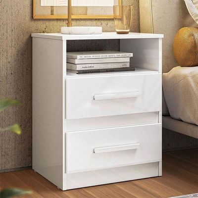 Mesa De Cabeceira Infantil Apolo Branco Flex - Moval