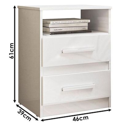 Mesa De Cabeceira Infantil Apolo Branco Flex - Moval