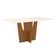 Mesa De Jantar Vértice 160 Cm Tampo Reto Com Vidro Nature Off White – Henn
