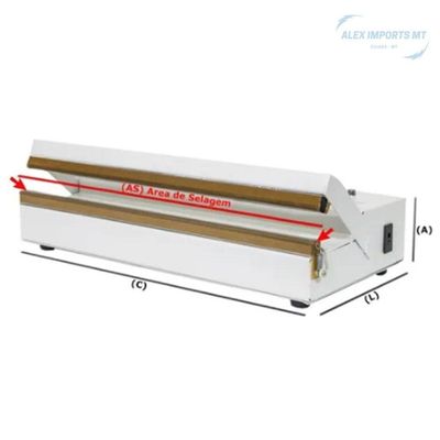 Seladora Manual De Plástico Saco Plastico Embalagens 40cm