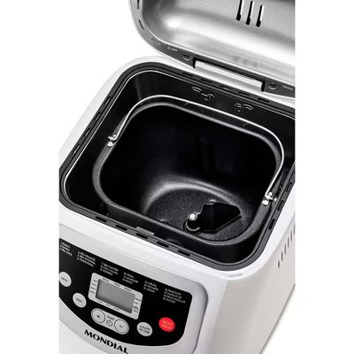 Panificadora Automática Master Bread NPF-54 com 19 Funções Mondial Branco / 110V