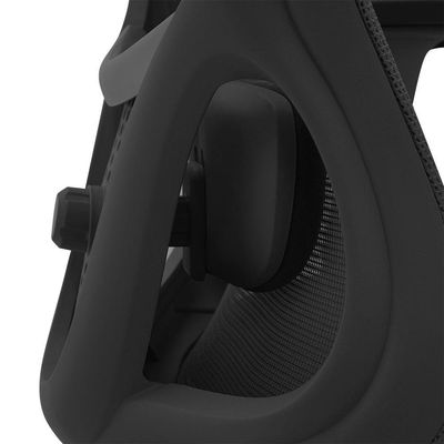 Cadeira Ergonômica NR 17 Presidente Prime Encosto Mesh Apoio De Cabeça E Braços Ajustáveis Preta