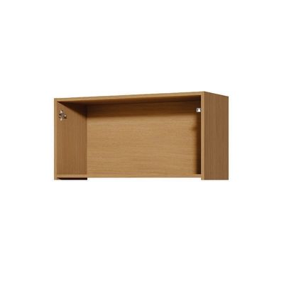 Armário Aéreo Geladeira Nesher Simone Mendes com 1 Porta Basculante 80 cm Castanho