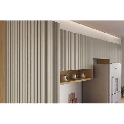 Armário Aéreo Geladeira Nesher Simone Mendes com 1 Porta Basculante 80 cm Castanho