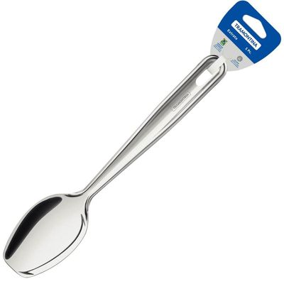 Colher de Arroz Tramontina Extrata em Aço Inox 31cm Servir Buffet Cozinha