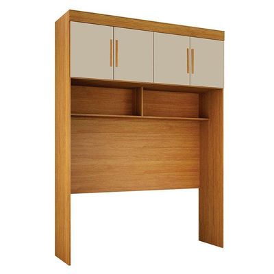 Quarto De Casal Modulado 12 Portas Orion Cinamomo Off White – Leifer Móveis