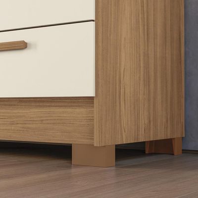 Guarda-Roupa Casal Santos Andirá Colombo com 6 Portas, 9 Gavetas e 4 Prateleiras 194,4cm de largura Jatobá com Areia