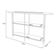 Estante Home Theater Quantum Off White Castanho E Aparador Infinity Castanho – Hb Móveis