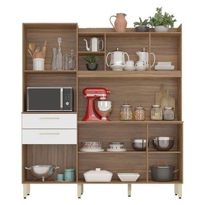Kit Para Cozinha Ambiente Select Amêndola Branco – Demóbile