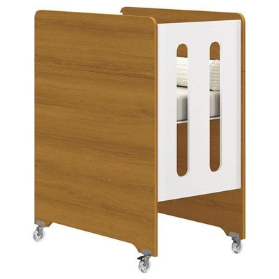 Berço Americano Evolution 4 Em 1 Branco Acetinado Savana Com Colchão Gazin - Reller