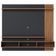 Painel Para Tv Home Suspenso Ambiente Juriti 1.8 Noce Milano Preto Acetinado – Colibri