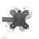 Suporte Articulado Para 2 Monitores 17 A 32 Polegadas Elg Vesa T1224n Preto