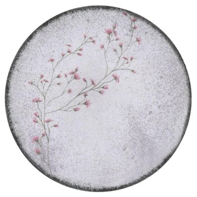 Aparelho de Jantar 20 Peças Tramontina Floralis Porcelana Floral Rosa 4 Pessoas