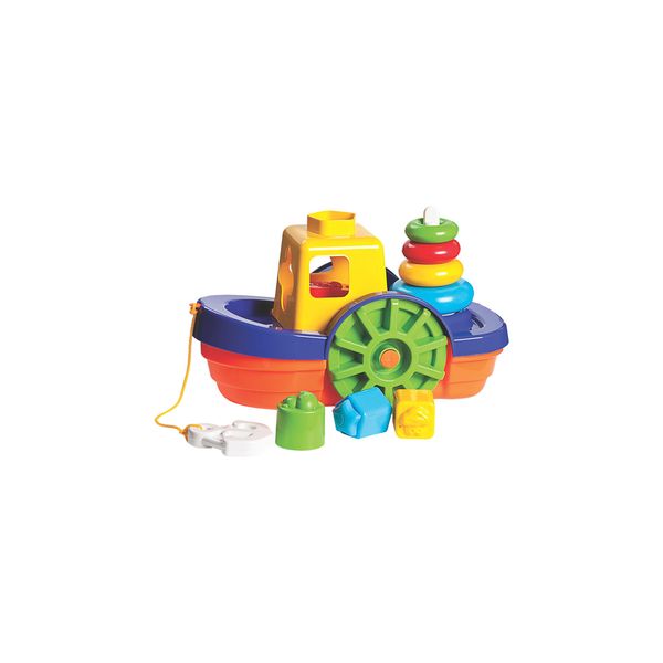 Barco Didático Mercotoys Cores Diversas - Item Sortido