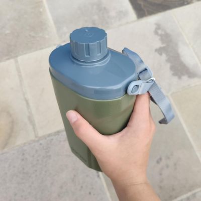 Cantil Térmico Safari Soprano 1 Litro Garrafa Pesca Barraca Verde Verde