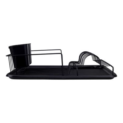 Escorredor de Louças Baixo 9 Pratos Preto