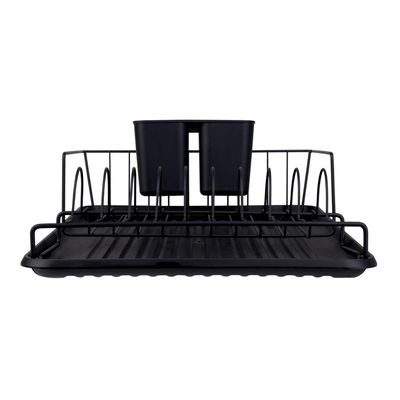 Escorredor de Louças Baixo 9 Pratos Preto