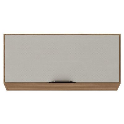 Armário Aéreo Para Cozinha Firenze 1 Porta Amêndola Touch Nude Prime Tx - Demóbile