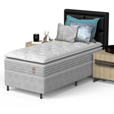 Conjunto Box Solteiro Espuma Prodormir Falcon