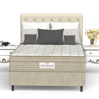 Conjunto Box Casal Mola Ensacada Prodormir Outback New Bege