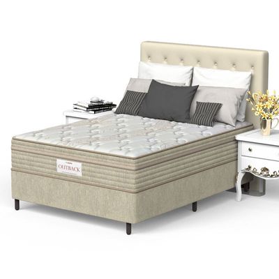 Conjunto Box Casal Mola Ensacada Prodormir Outback New Bege