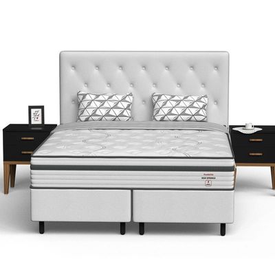Conjunto Box Queen Mola Ensacada Prodormir Max Springs