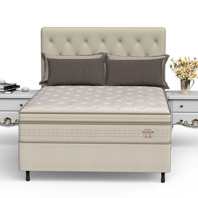 Conjunto Box Casal Mola Ensacada Prodormir Comfort Bambu