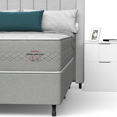 Conjunto Box Queen Mola Ensacada Prodormir Dinamo Luxo