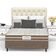 Conjunto Box Casal Mola Ensacada Prodormir Solar Bambu Bege