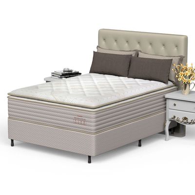 Conjunto Box Viúva Mola Ensacada Prodormir New Paris