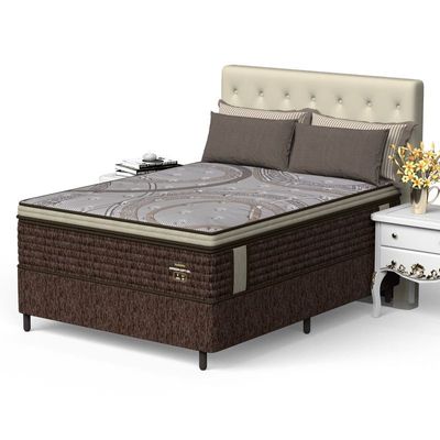 Conjunto Box Casal Mola Ensacada Prodormir Imperium Soft Gel
