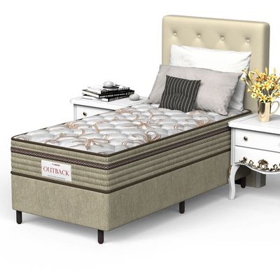 Colchão Solteiro Mola Ensacada Prodormir Outback New Marrom