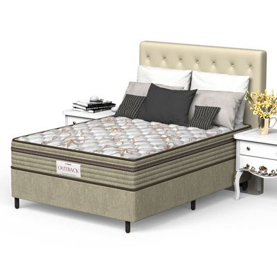 Colchão Casal Mola Ensacada Prodormir Outback New Marrom