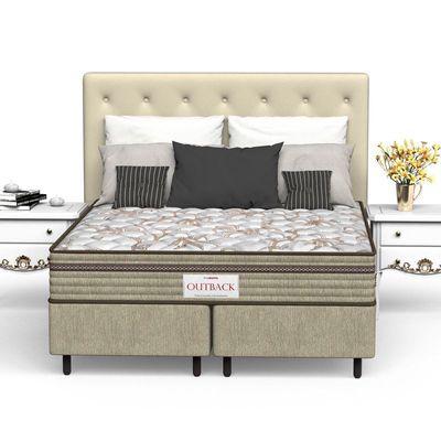 Colchão King Mola Ensacada Prodormir Outback New Marrom