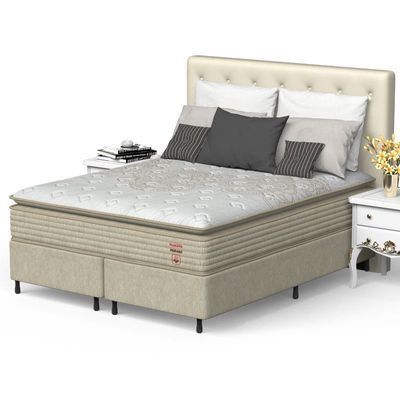 Conjunto Box King Espuma Prodormir Fiorano