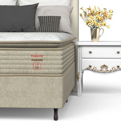 Conjunto Box King Espuma Prodormir Fiorano