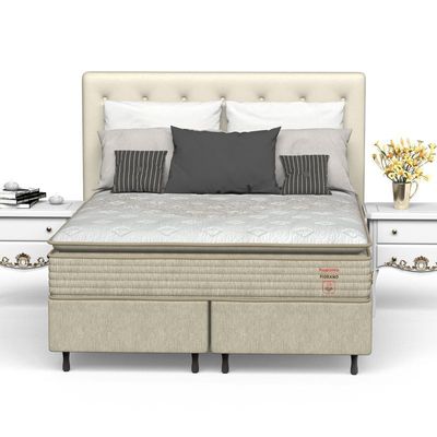Conjunto Box King Espuma Prodormir Fiorano