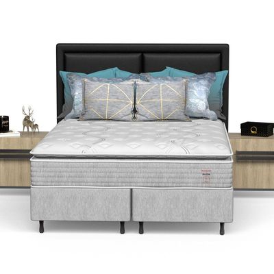 Conjunto Box Queen Espuma Prodormir Falcon