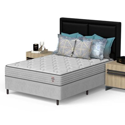 Conjunto Box Viúva Mola Ensacada Prodormir Solar Max